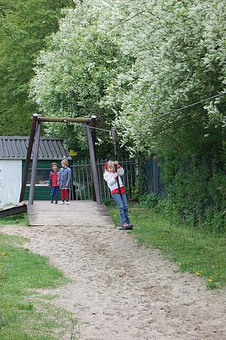 In de speeltuin