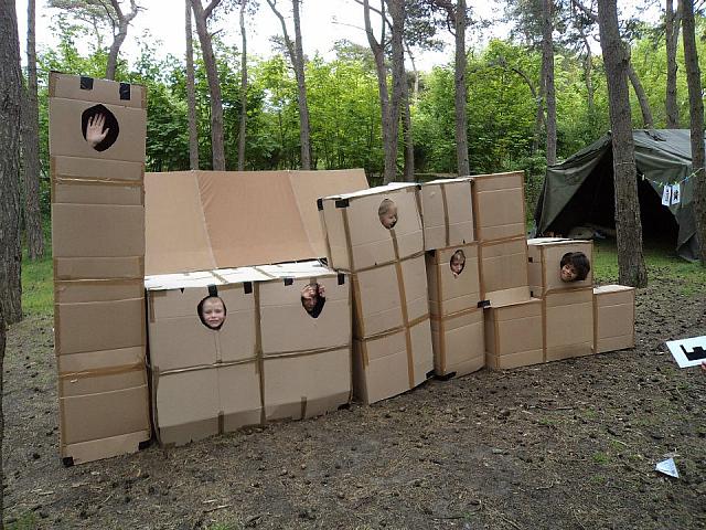 Levend tetris met de bevers, welpen en verkenners 5