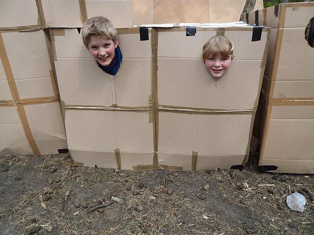 Levend tetris met de bevers, welpen en verkenners 8
