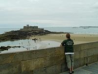 Menno on tour in St. Malo in Bretagne